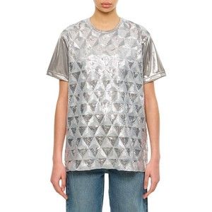 Junya Watanabe Geometric Sequin-Embellished Crew-Neck T-Shirt - NWT
